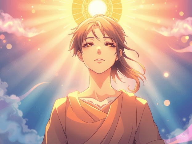 Persona iluminada, inspirada en la figura de coach, mentor (a) asesor (a) consejero (a)