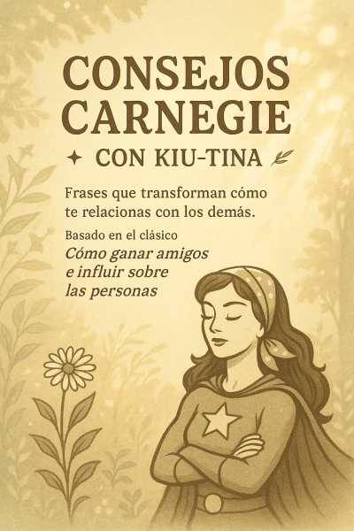 consejos de Dale Carnegie con Kiu-Tina.