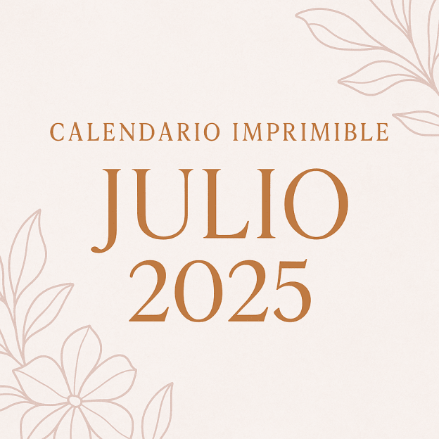 Calendario Julio 2025