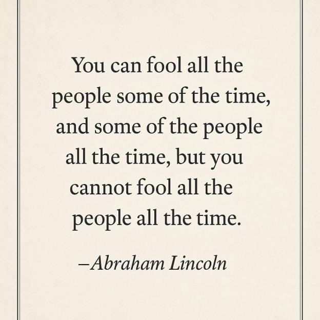 Frase de Abraham Lincoln