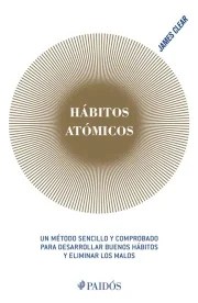 Portada del libro Hábitos Atómicos de James Clear